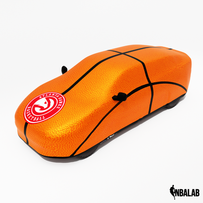 Officially Licensed Atlanta Hawks Life Size Basketball Car Covers – Indoor & Outdoor | NBA Protection | HeroCovers