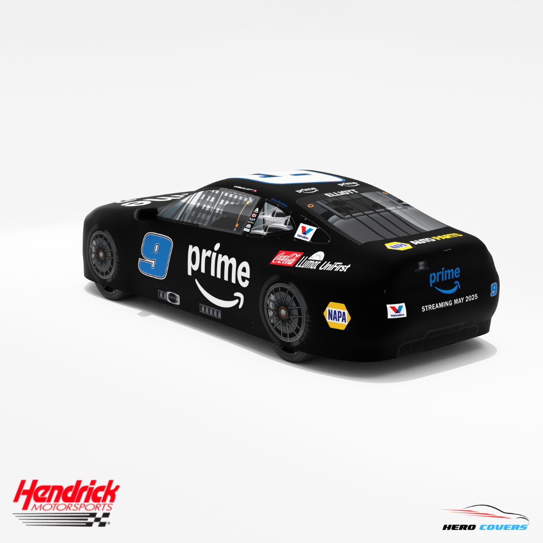 Officially Licensed Hendrick Motorsports Black Prime #9 Car Cover – Precision Fit & Ultimate Protection | HeroCovers