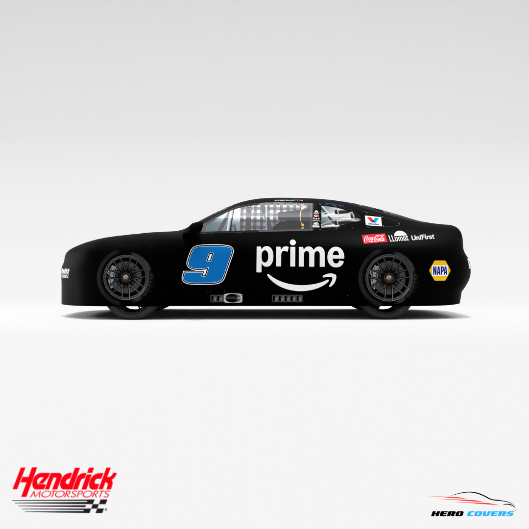 Officially Licensed Hendrick Motorsports Black Prime #9 Car Cover – Precision Fit & Ultimate Protection | HeroCovers