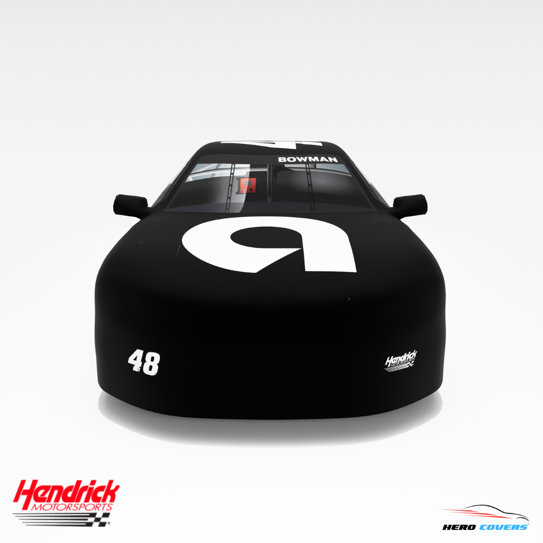 Officially Licensed Hendrick Motorsports Black Ally #48 Car Cover – Precision Fit & Ultimate Protection | HeroCovers