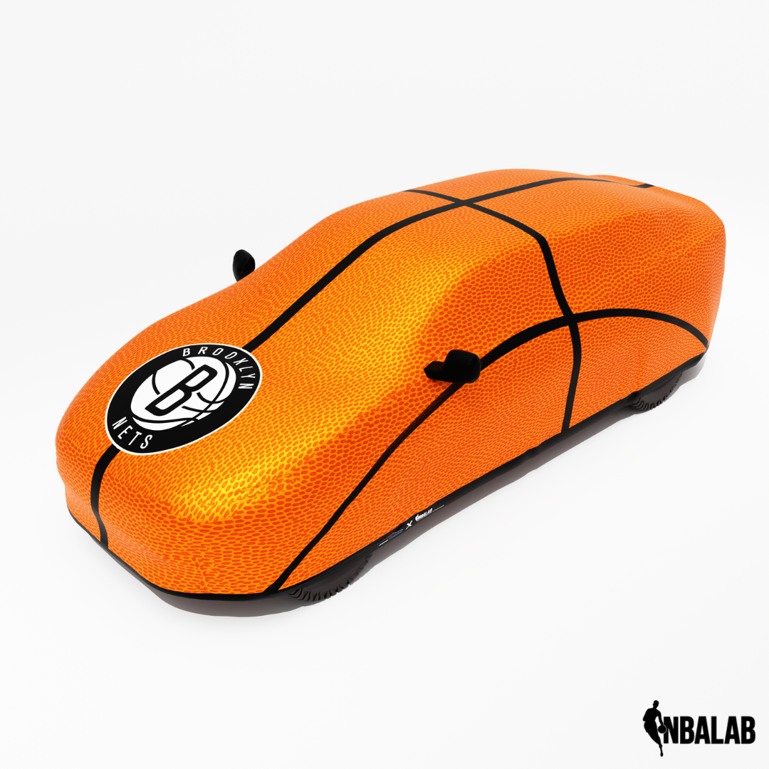 Officially Licensed Brooklyn NETS Life Size Basketball Car Covers – Indoor & Outdoor | NBA Protection | HeroCovers