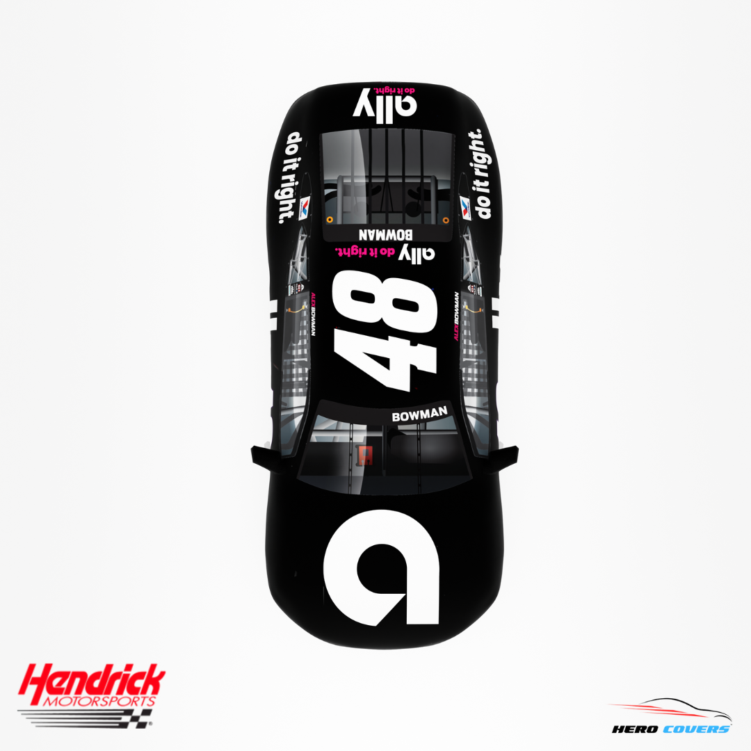 Officially Licensed Hendrick Motorsports Black Ally #48 Car Cover – Precision Fit & Ultimate Protection | HeroCovers
