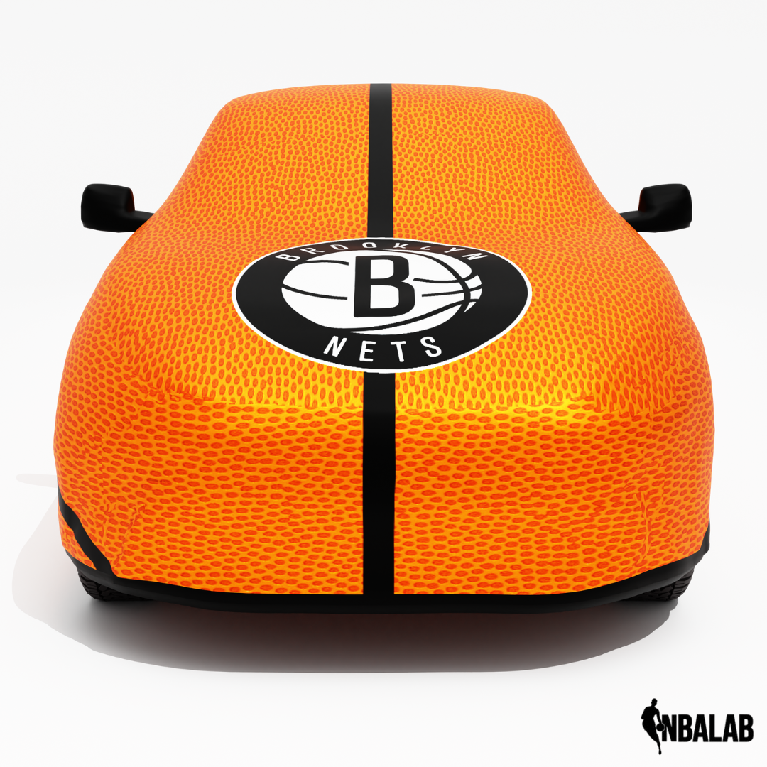 Officially Licensed Brooklyn NETS Life Size Basketball Car Covers – Indoor & Outdoor | NBA Protection | HeroCovers