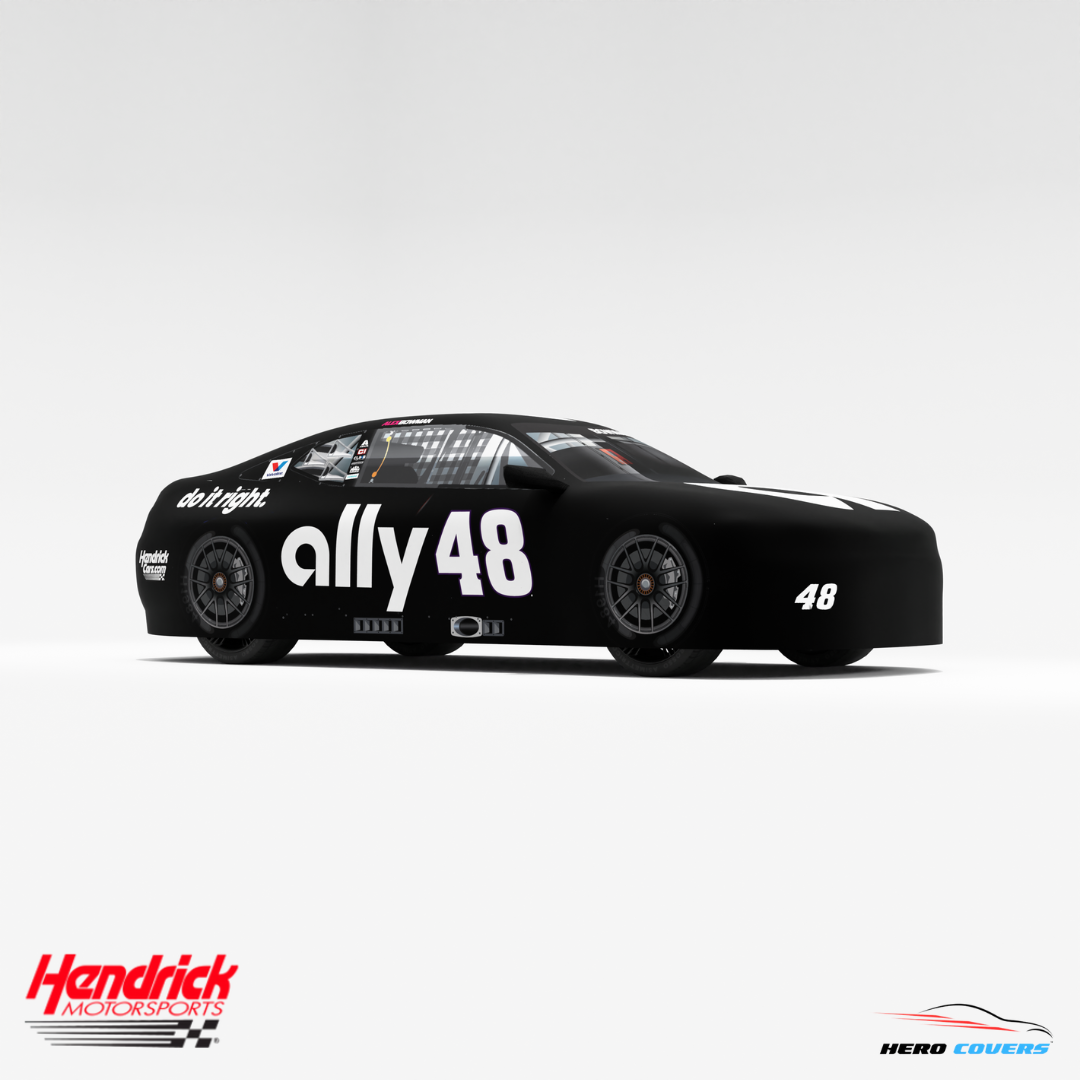 Officially Licensed Hendrick Motorsports Black Ally #48 Car Cover – Precision Fit & Ultimate Protection | HeroCovers