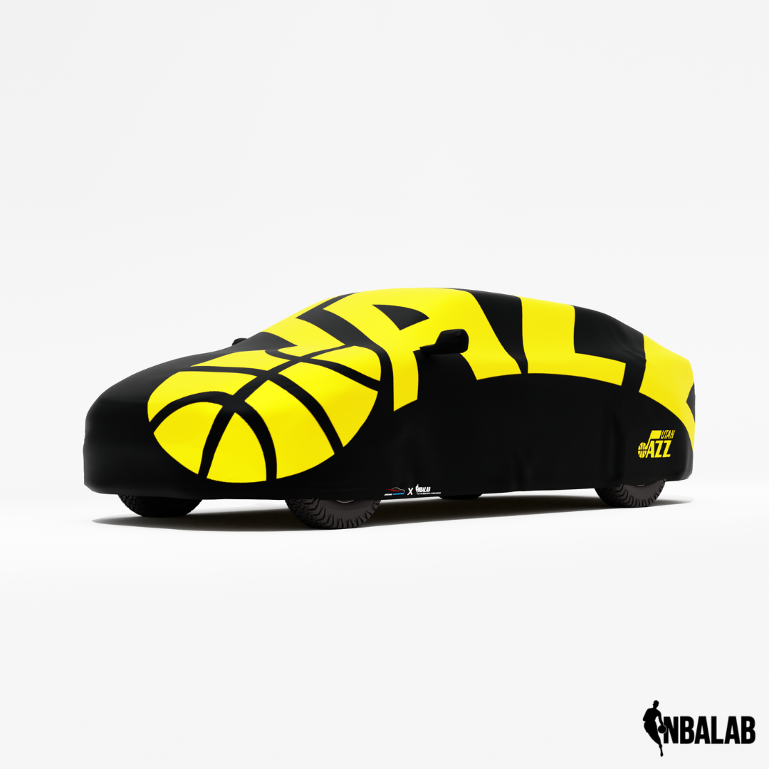 Officially Licensed UTA Jazz Cover Stretch Logo – Indoor & Outdoor | NBA Protection | HeroCovers
