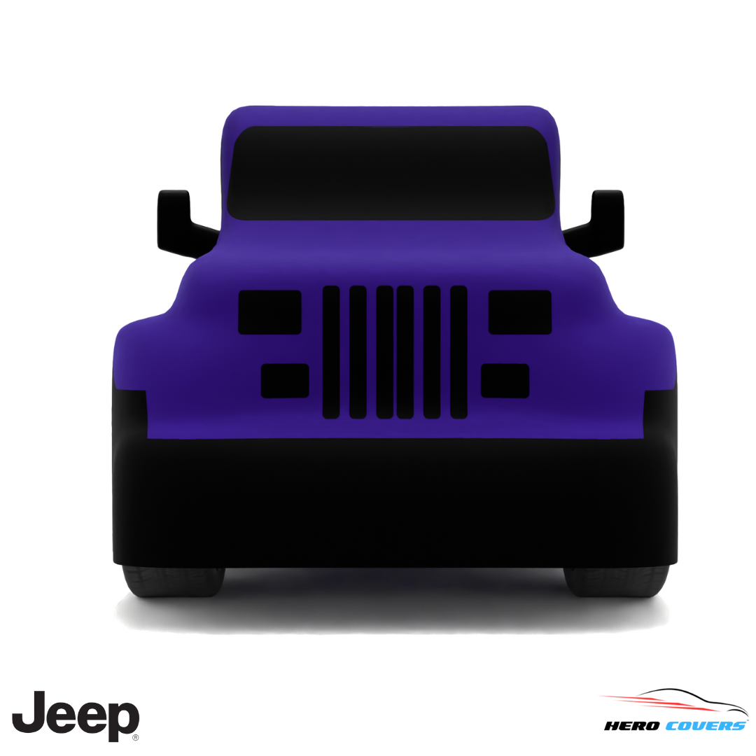 Jeep Wrangler 1987 Car Cover: Indoor & Outdoor Use - HeroCovers