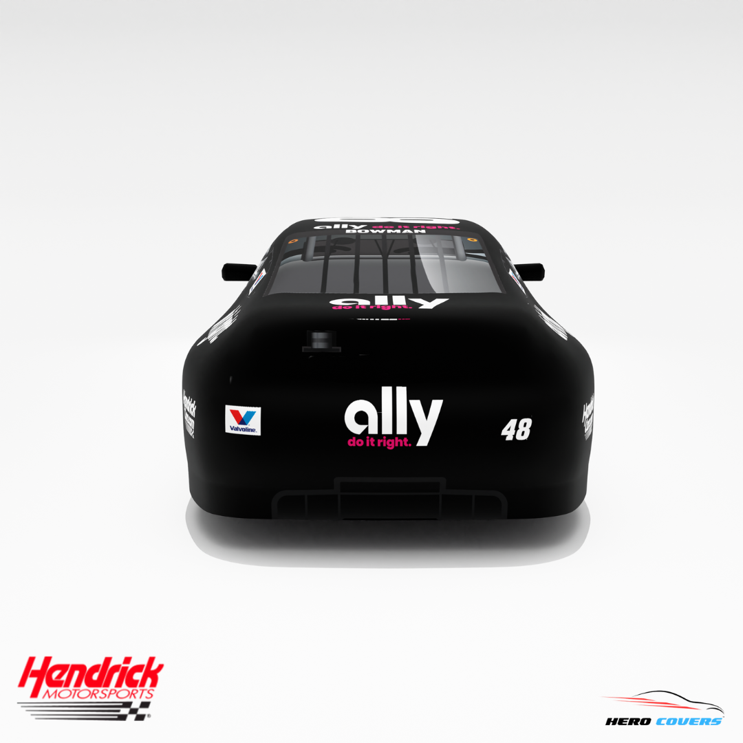 Officially Licensed Hendrick Motorsports Black Ally #48 Car Cover – Precision Fit & Ultimate Protection | HeroCovers