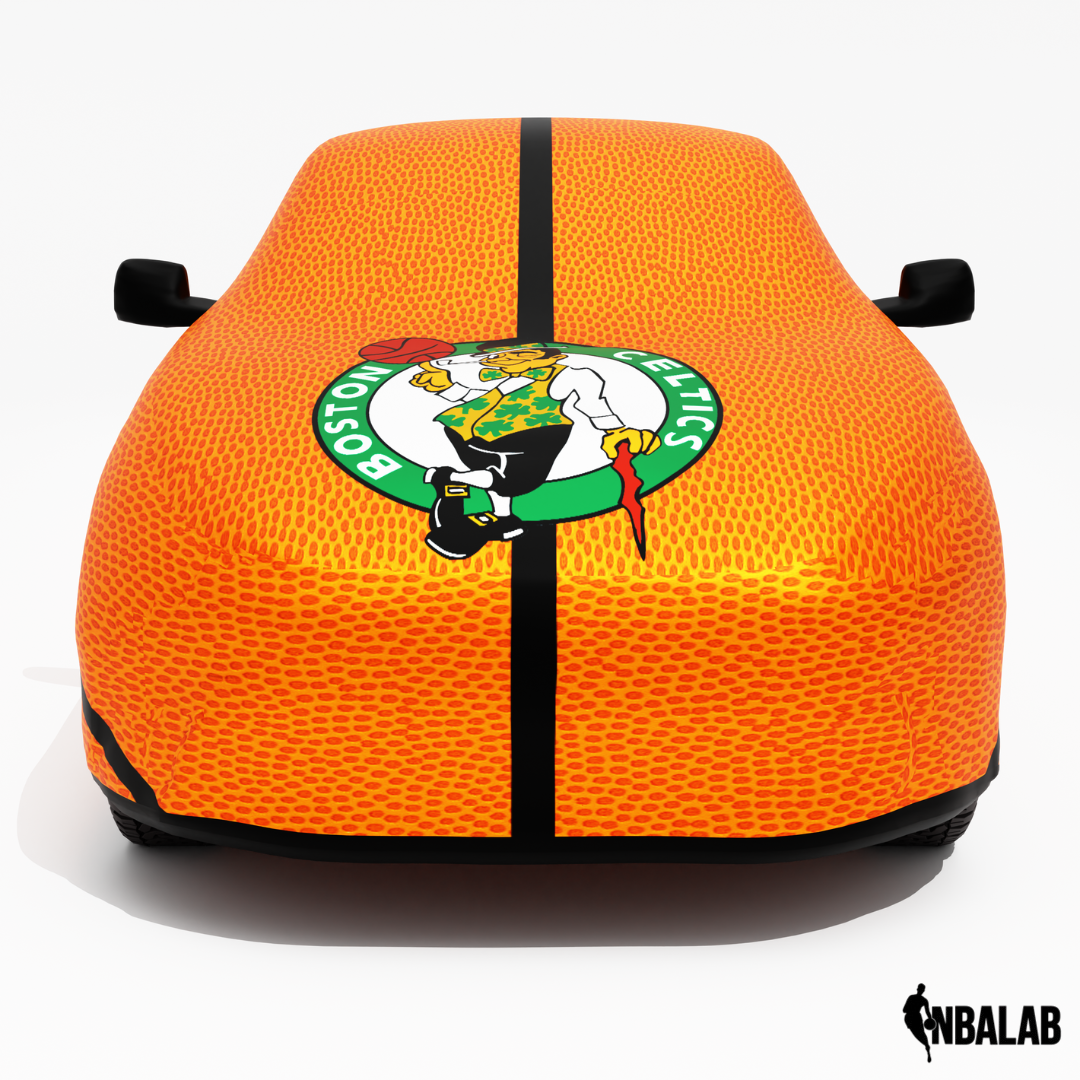 Officially Licensed Boston Celtics Life Size Basketball Car Covers – Indoor & Outdoor | NBA Protection | HeroCovers