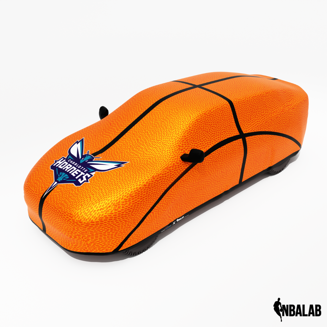 Officially Licensed Charlotte Hornets Life Size Basketball Car Covers – Indoor & Outdoor | NBA Protection | HeroCovers