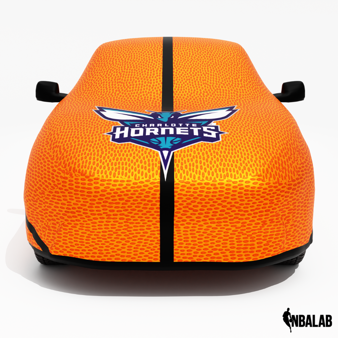 Officially Licensed Charlotte Hornets Life Size Basketball Car Covers – Indoor & Outdoor | NBA Protection | HeroCovers