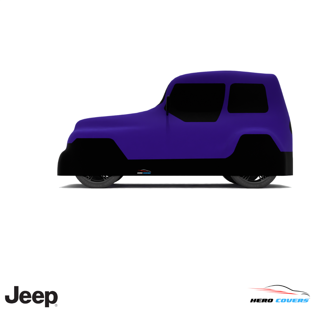 Jeep Wrangler 1987 Car Cover: Indoor & Outdoor Use - HeroCovers