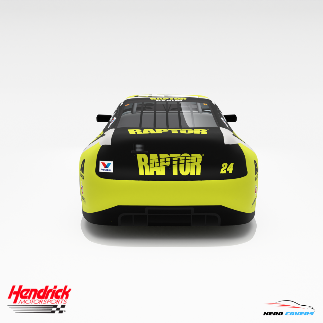 A Custom Car Cover for an Officially Licensed Hendrick Motorsports Raptor