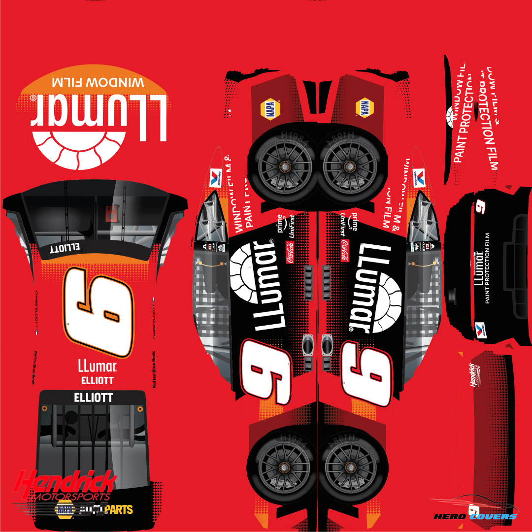 Officially Licensed Hendrick Motorsports LLUMAR #9 Car Cover – Precision Fit & Ultimate Protection | HeroCovers
