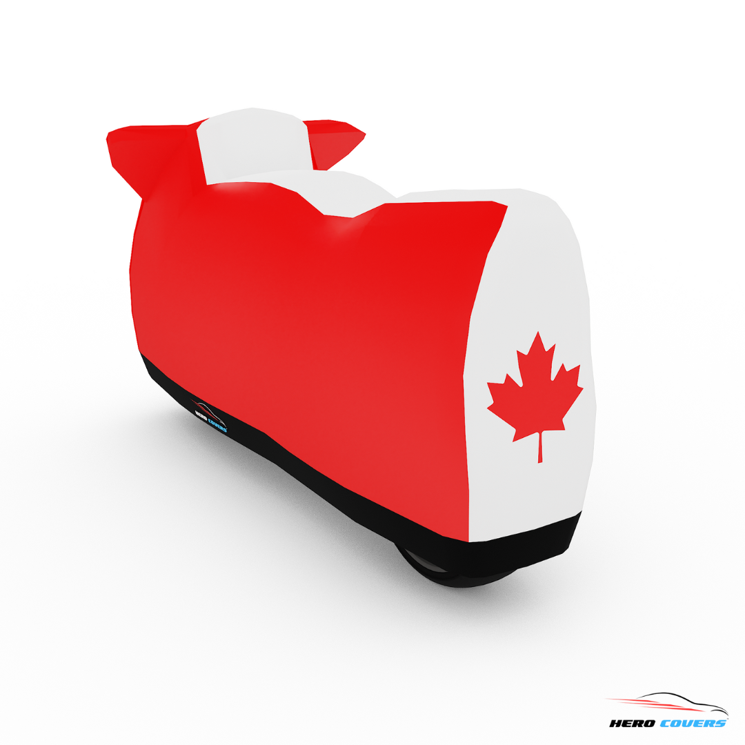 Canada Flag Design Car Cover | Premium Indoor or Outdoor Protection | HeroCovers