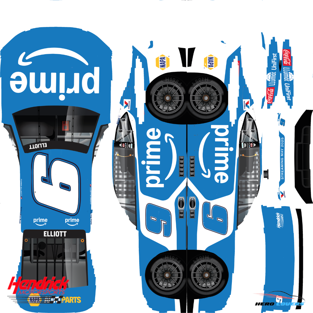 Officially Licensed Hendrick Motorsports #9 AMAZON PRIME Car Cover – Precision Fit & Ultimate Protection | HeroCovers