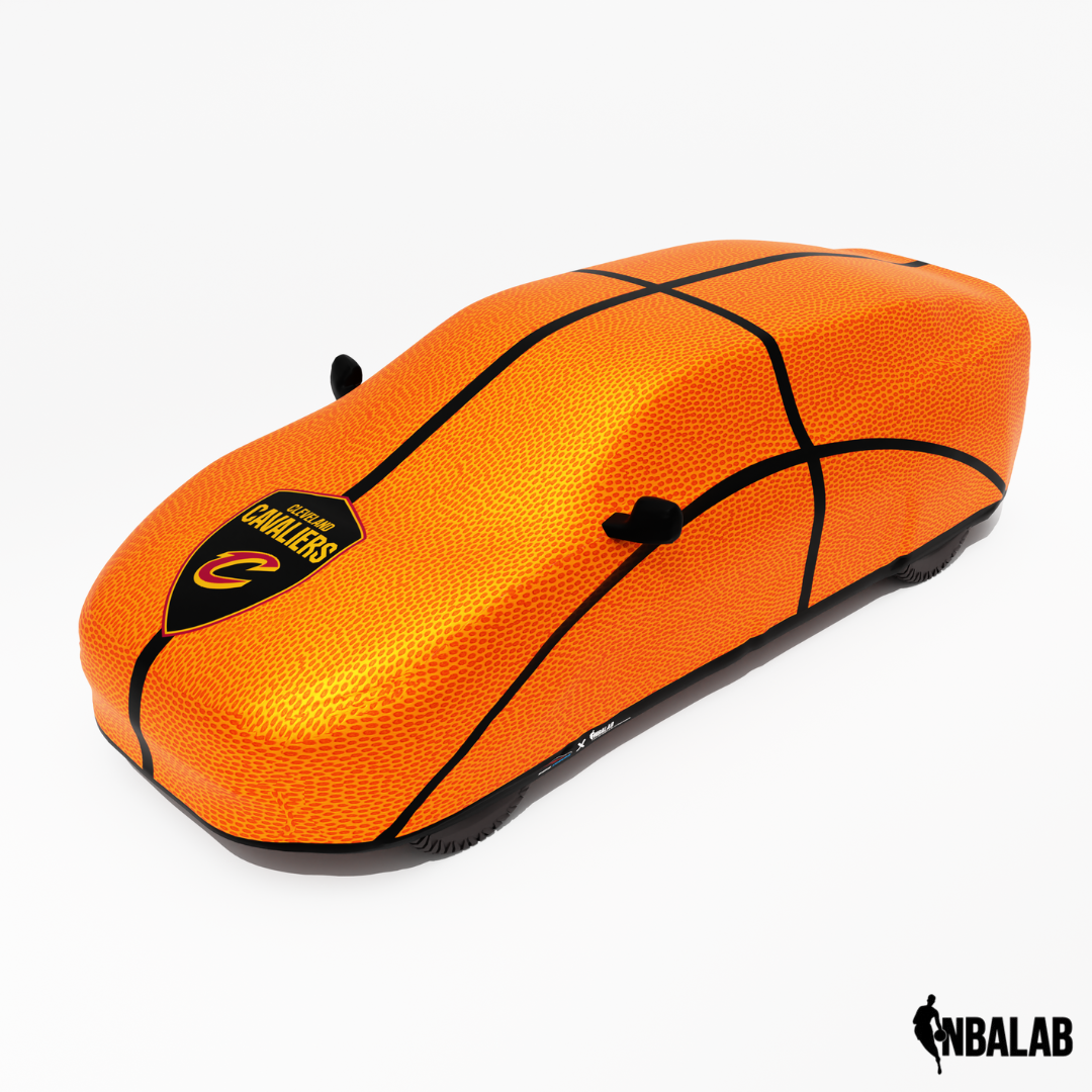 Officially Licensed Cleveland Cavalier Life Size Basketball Car Covers – Indoor & Outdoor | NBA Protection | HeroCovers