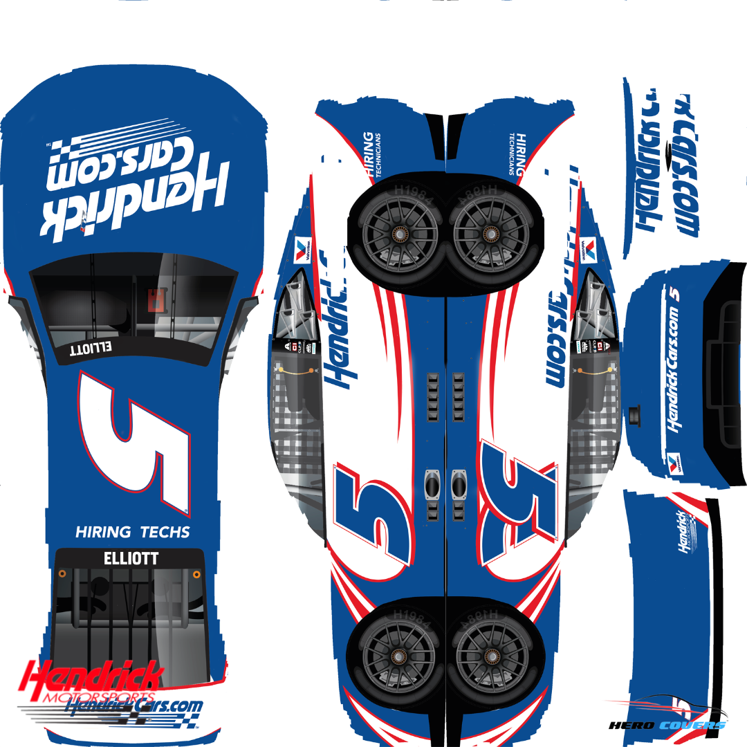 Officially Licensed Hendrick Motorsports #5 HendrickCars.com Car Cover – Precision Fit & Ultimate Protection | HeroCovers