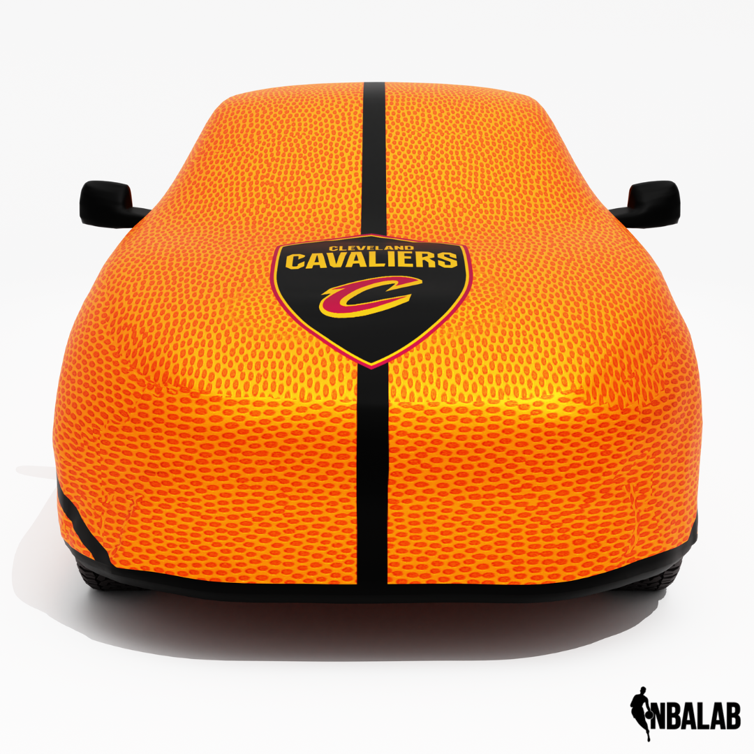 Officially Licensed Cleveland Cavalier Life Size Basketball Car Covers – Indoor & Outdoor | NBA Protection | HeroCovers