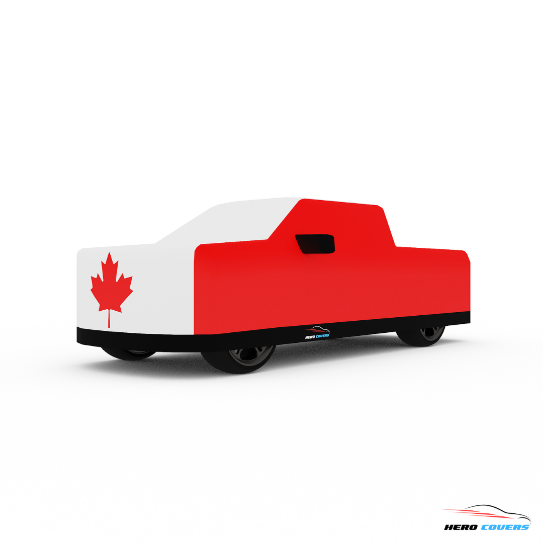 Canada Flag Design Car Cover | Premium Indoor or Outdoor Protection | HeroCovers