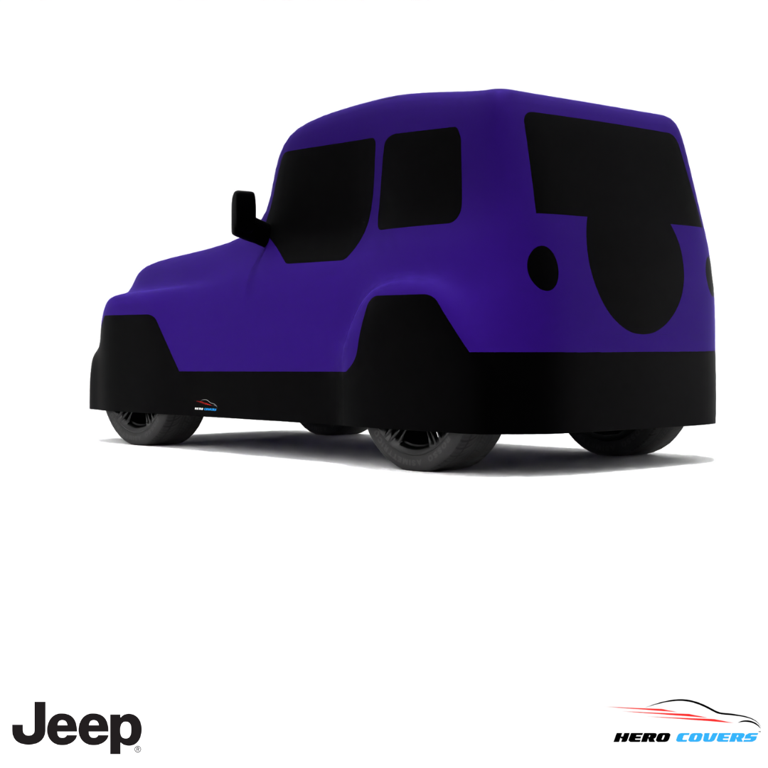 Jeep Wrangler 1987 Car Cover: Indoor & Outdoor Use - HeroCovers