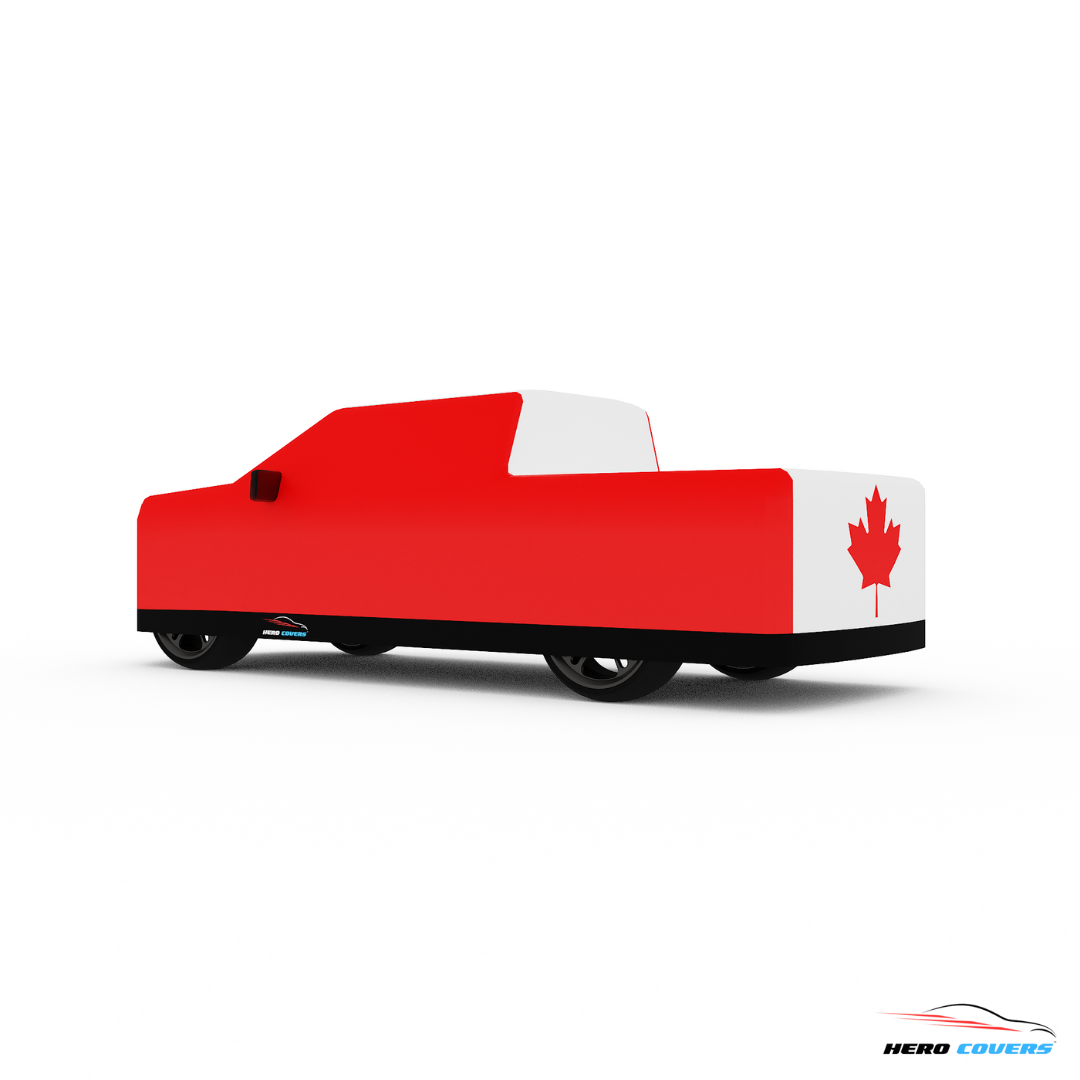 Canada Flag Design Car Cover | Premium Indoor or Outdoor Protection | HeroCovers
