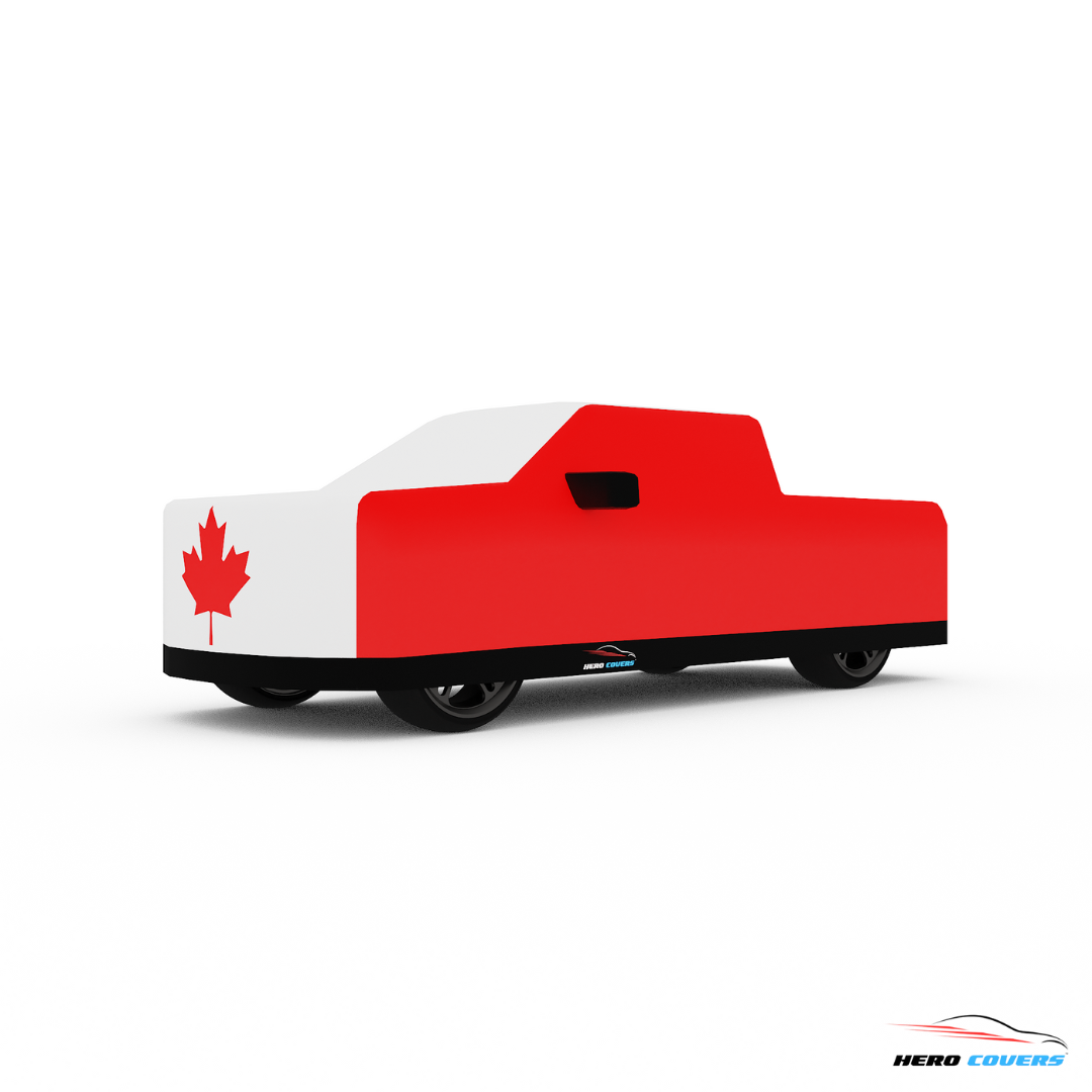 Canada Flag Design Car Cover | Premium Indoor or Outdoor Protection | HeroCovers