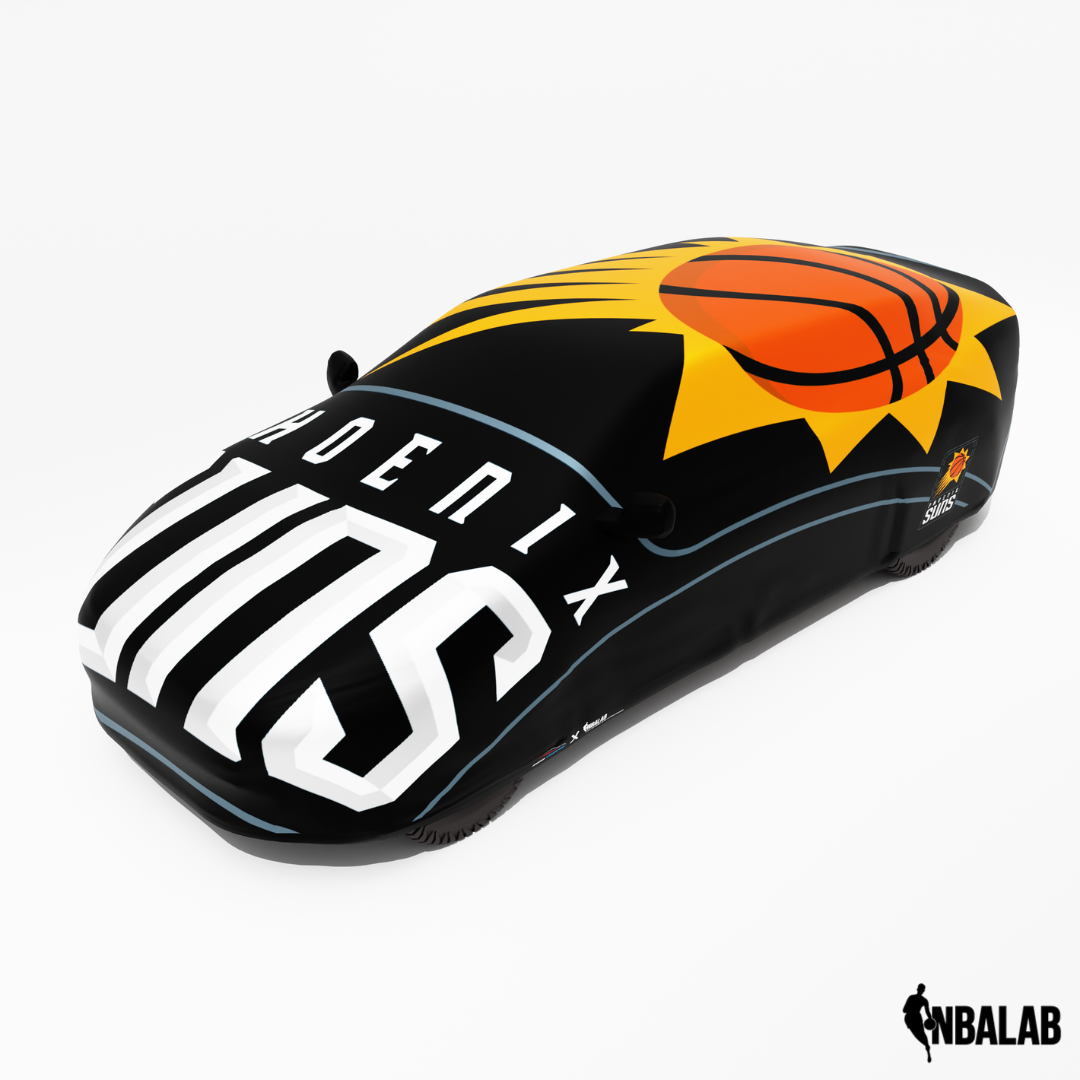 Officially Licensed Phoenix Suns Cover Stretch Logo – Indoor & Outdoor | NBA Protection | HeroCovers
