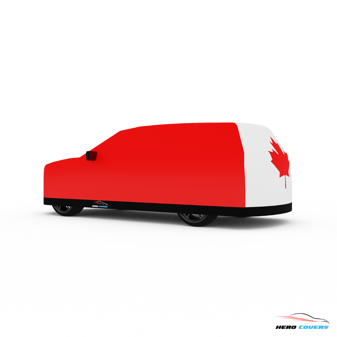 Canada Flag Design Car Cover | Premium Indoor or Outdoor Protection | HeroCovers
