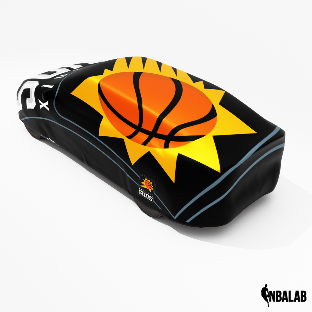 Officially Licensed Phoenix Suns Cover Stretch Logo – Indoor & Outdoor | NBA Protection | HeroCovers