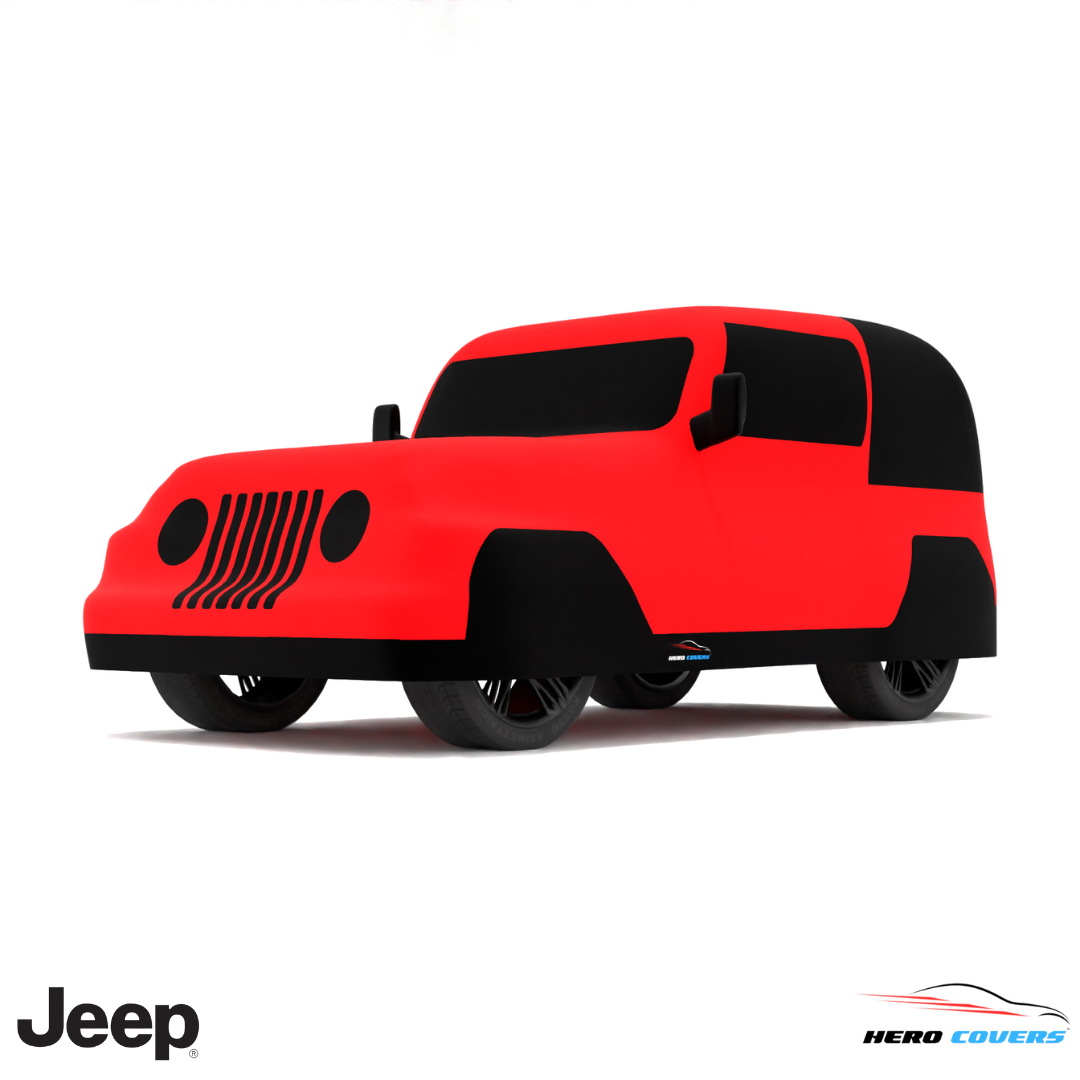 Jeep Wrangler 1996 Car Cover: Indoor & Outdoor Use - HeroCovers