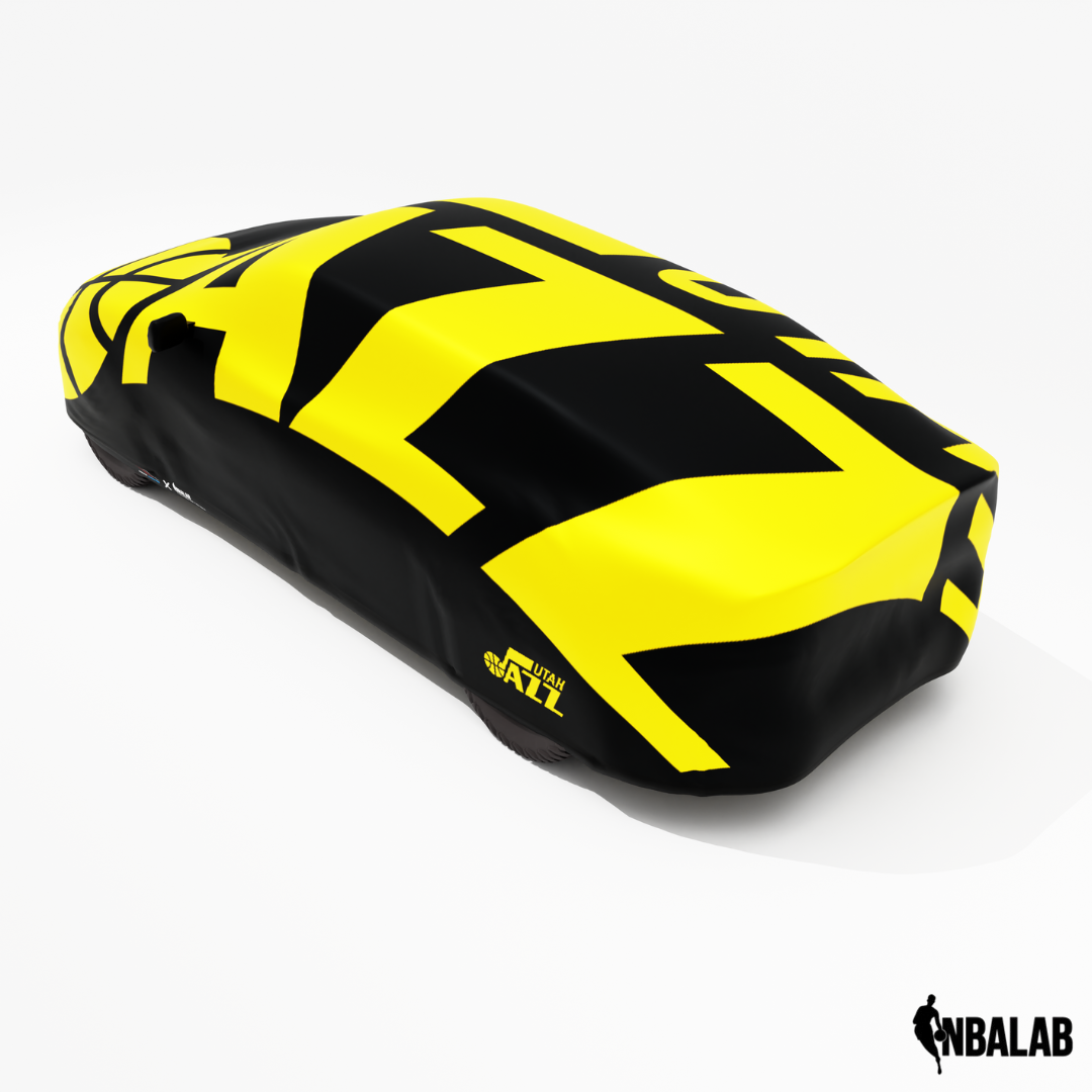 Officially Licensed UTA Jazz Cover Stretch Logo – Indoor & Outdoor | NBA Protection | HeroCovers