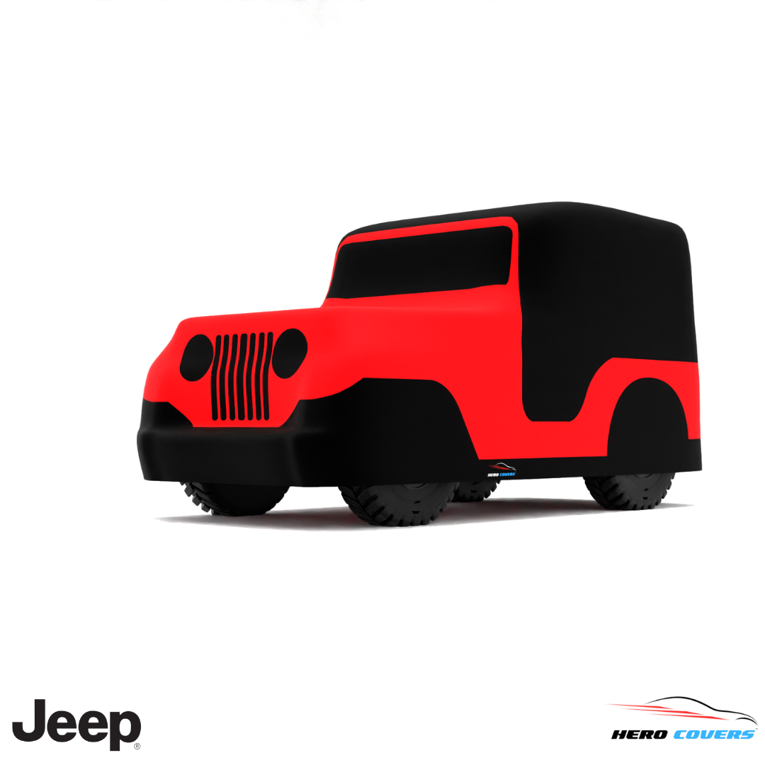 Jeep JS Series 1953 Car Cover: Indoor & Outdoor Use - HeroCovers