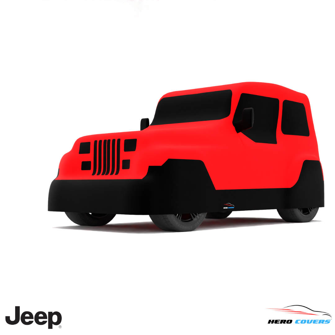 Jeep Wrangler 1987 Car Cover: Indoor & Outdoor Use - HeroCovers