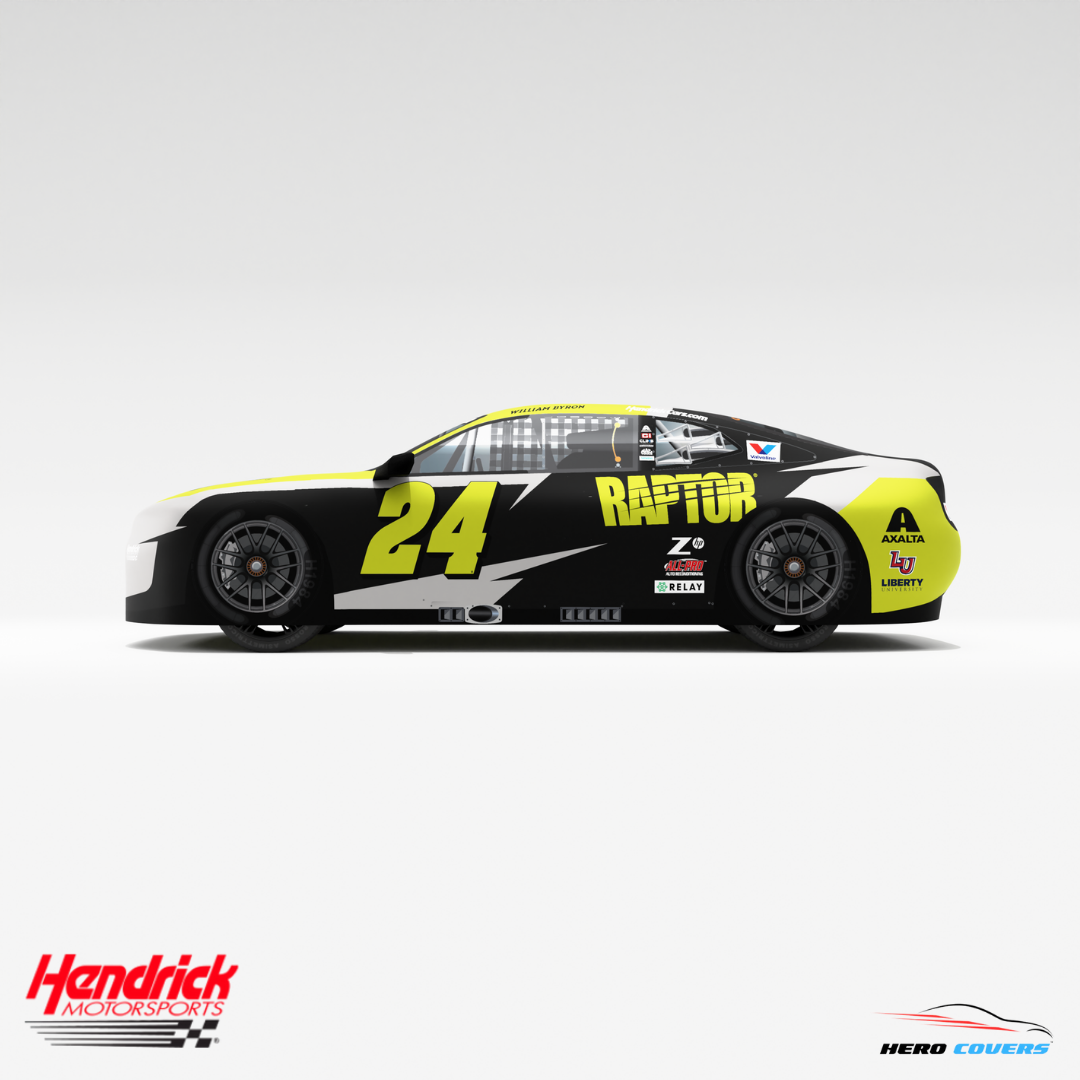A Custom Car Cover for an Officially Licensed Hendrick Motorsports Raptor