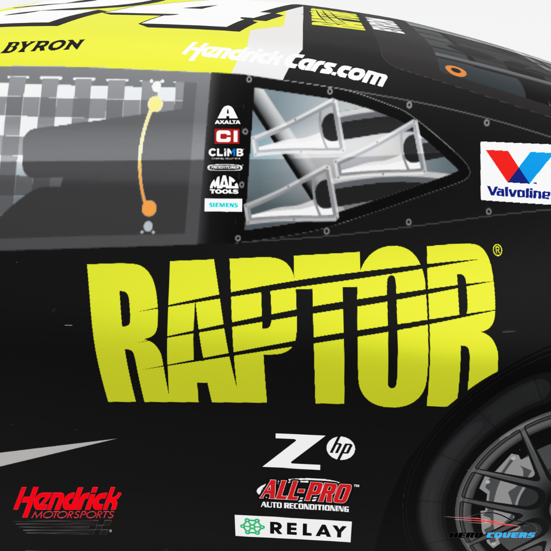 A Custom Car Cover for an Officially Licensed Hendrick Motorsports Raptor
