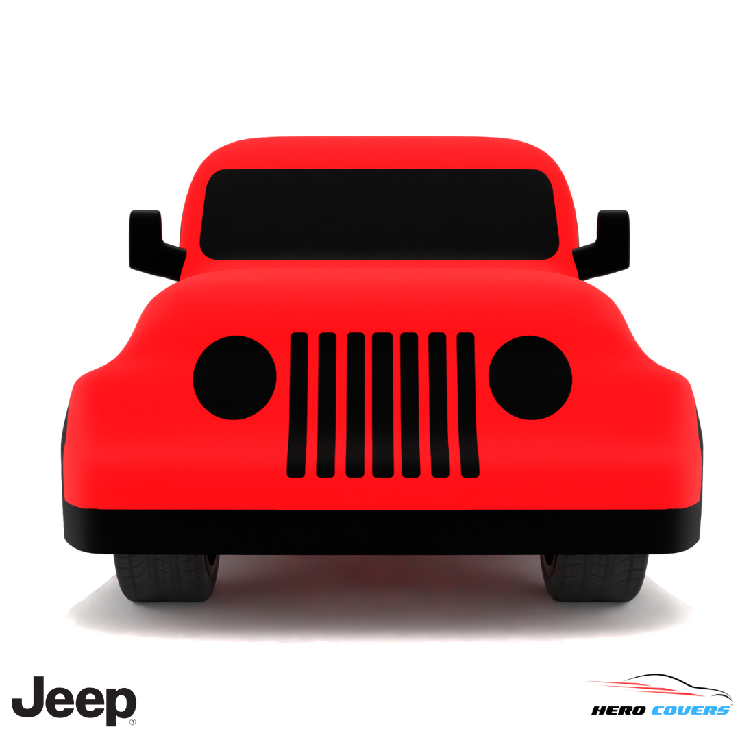 Jeep Wrangler 1996 Car Cover: Indoor & Outdoor Use - HeroCovers