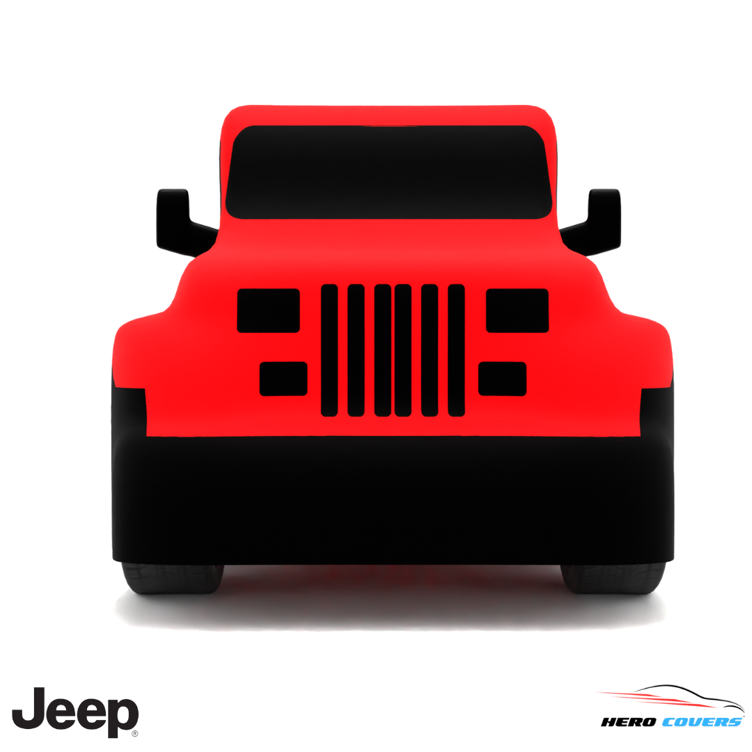 Jeep Wrangler 1987 Car Cover: Indoor & Outdoor Use - HeroCovers