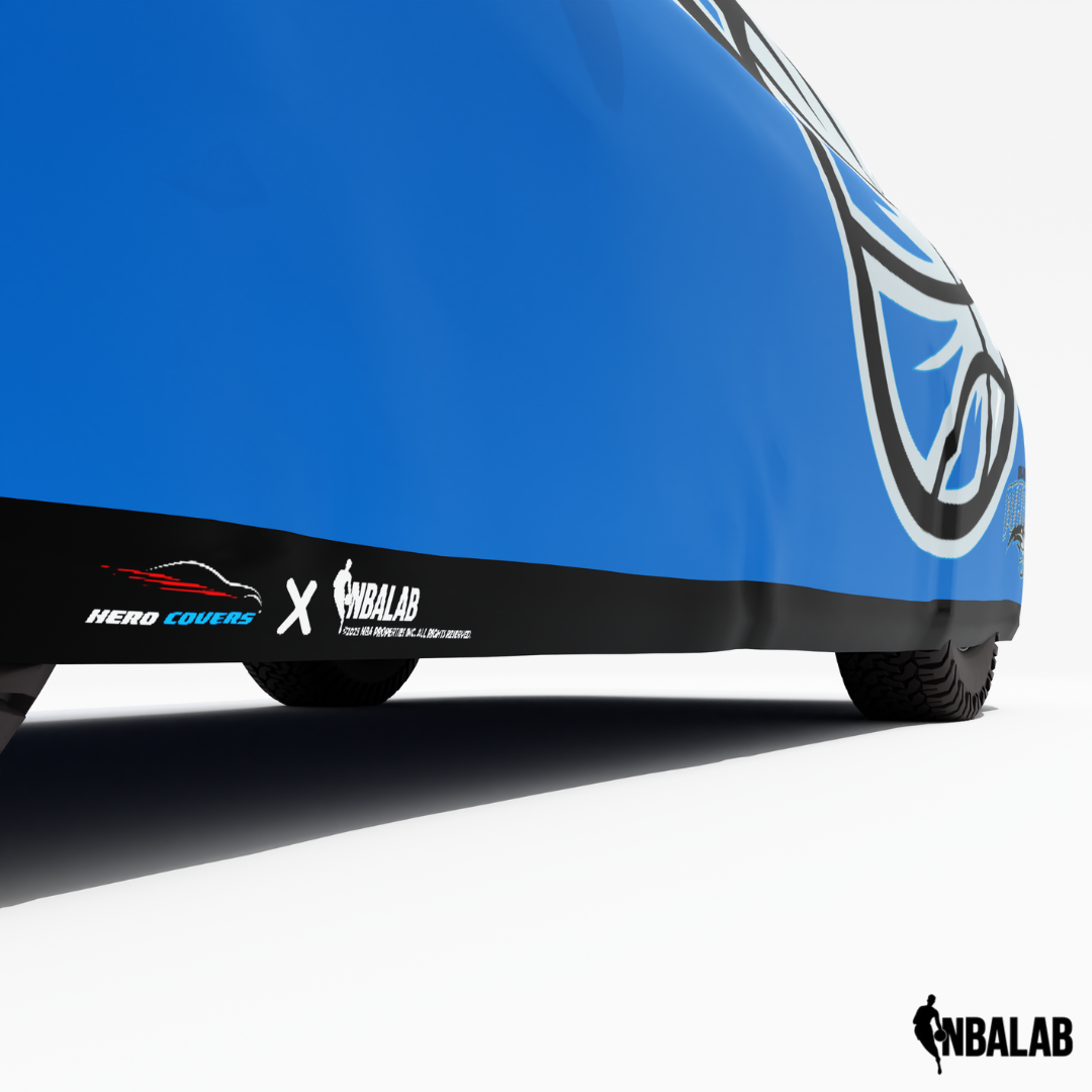 Officially Licensed Orlando Magic Cover Stretch Logo – Indoor & Outdoor | NBA Protection | HeroCovers