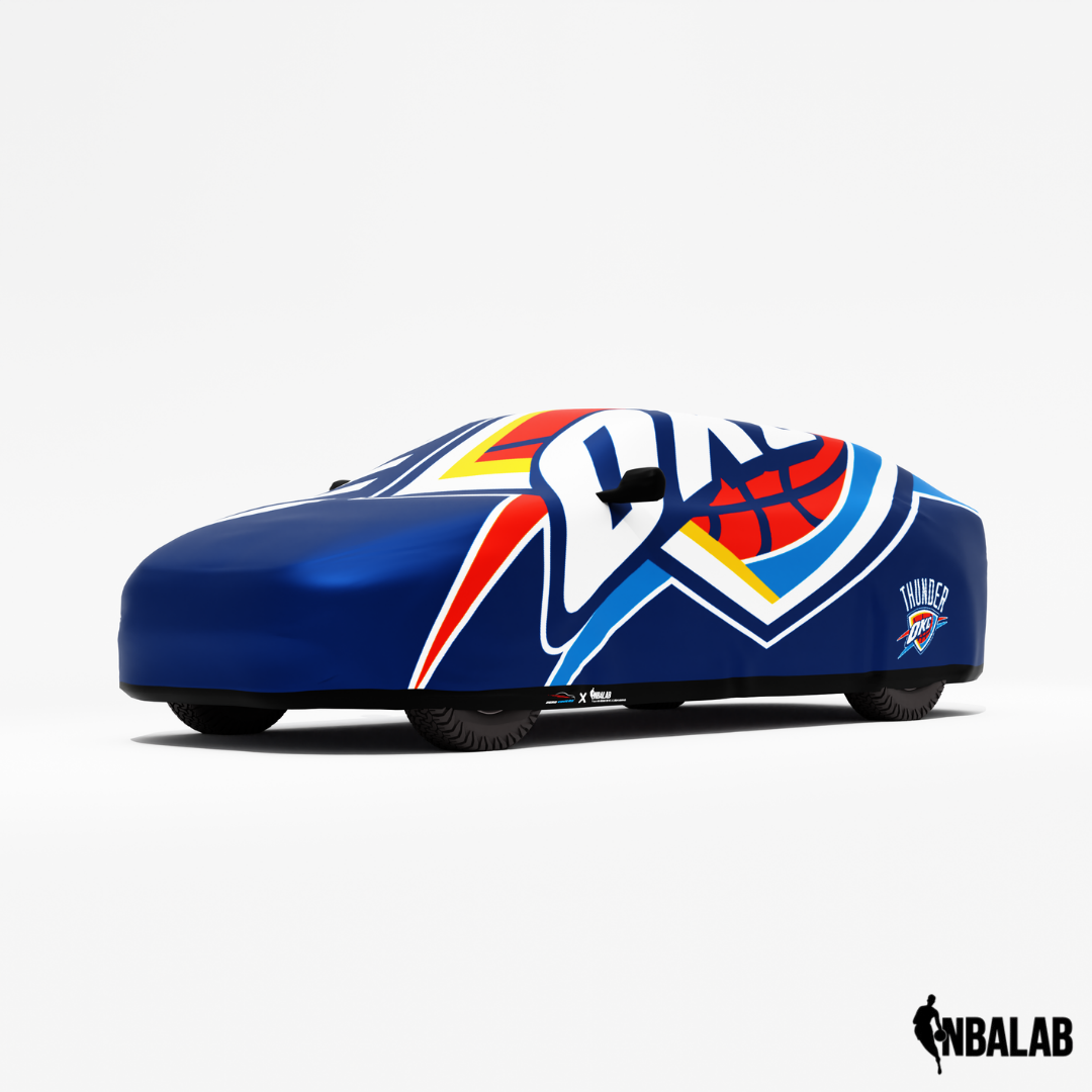 Officially Licensed Oklahoma City Cover Stretch Logo – Indoor & Outdoor | NBA Protection | HeroCovers