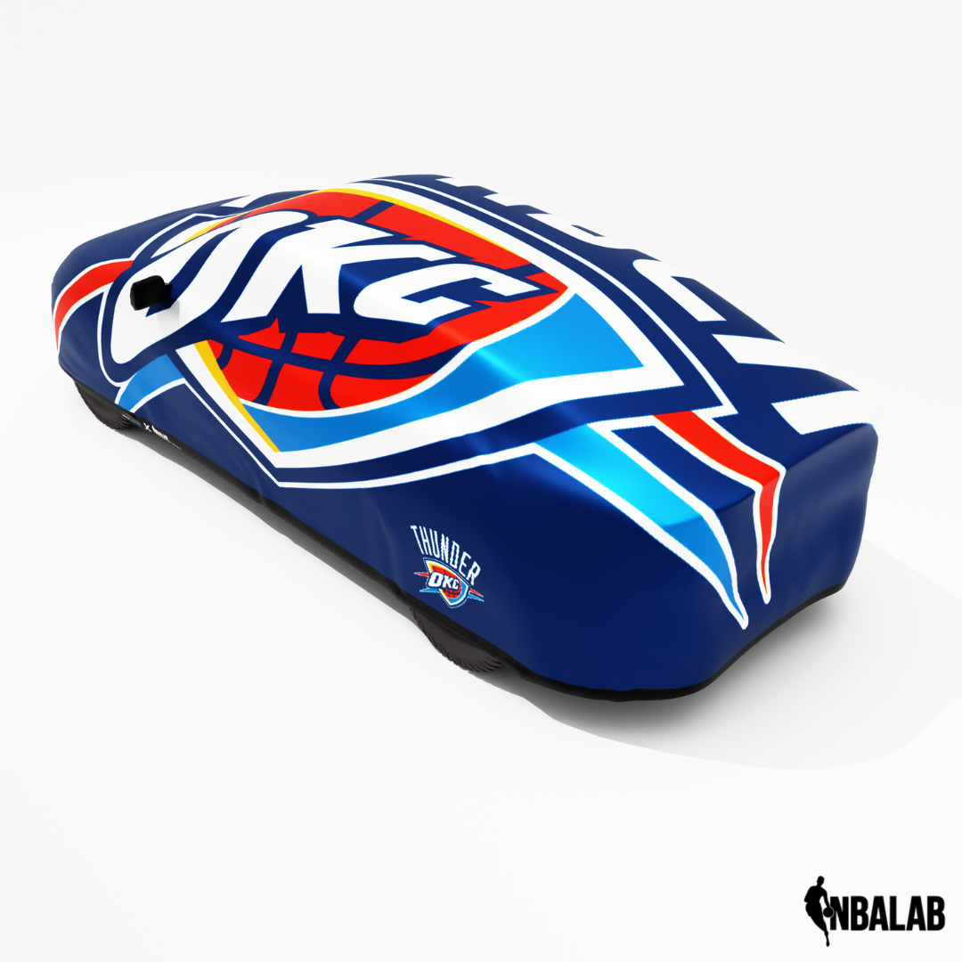 Officially Licensed Oklahoma City Cover Stretch Logo – Indoor & Outdoor | NBA Protection | HeroCovers