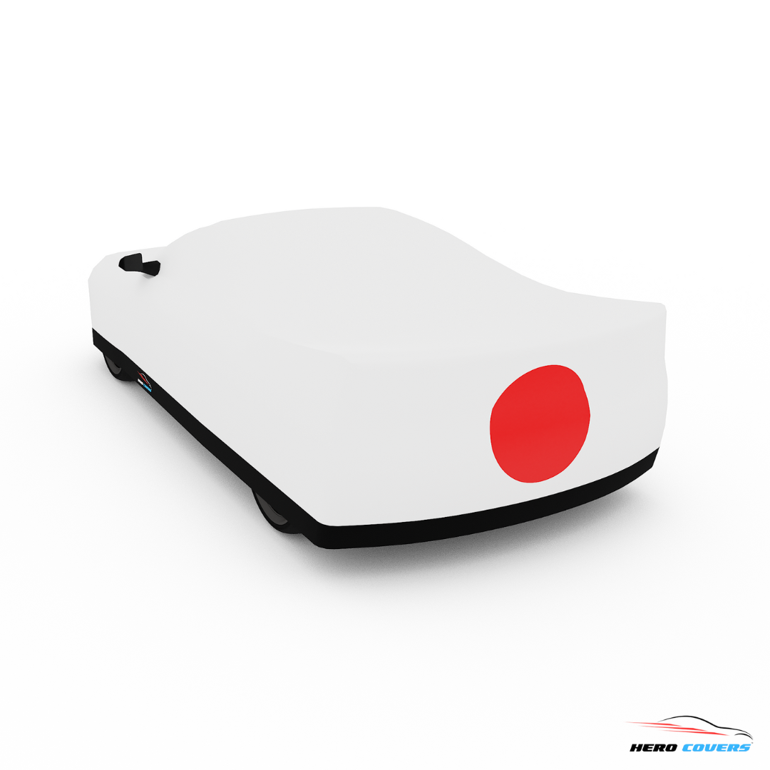 Japan Flag Design Car Cover | Premium Indoor or Outdoor Protection | HeroCovers