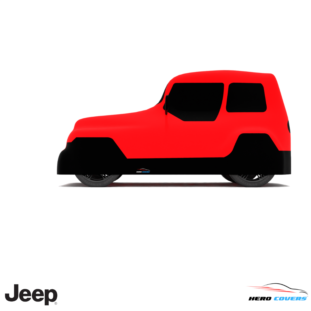 Jeep Wrangler 1987 Car Cover: Indoor & Outdoor Use - HeroCovers