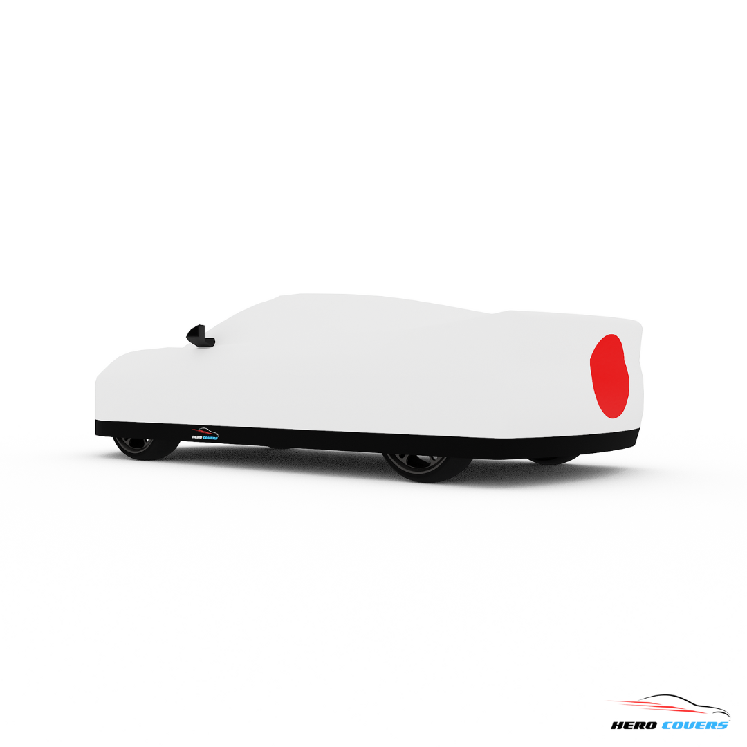 Japan Flag Design Car Cover | Premium Indoor or Outdoor Protection | HeroCovers