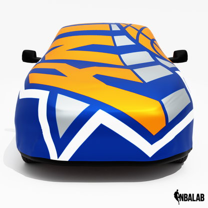 Officially Licensed New York Knicks Cover Stretch Logo – Indoor & Outdoor | NBA Protection | HeroCovers