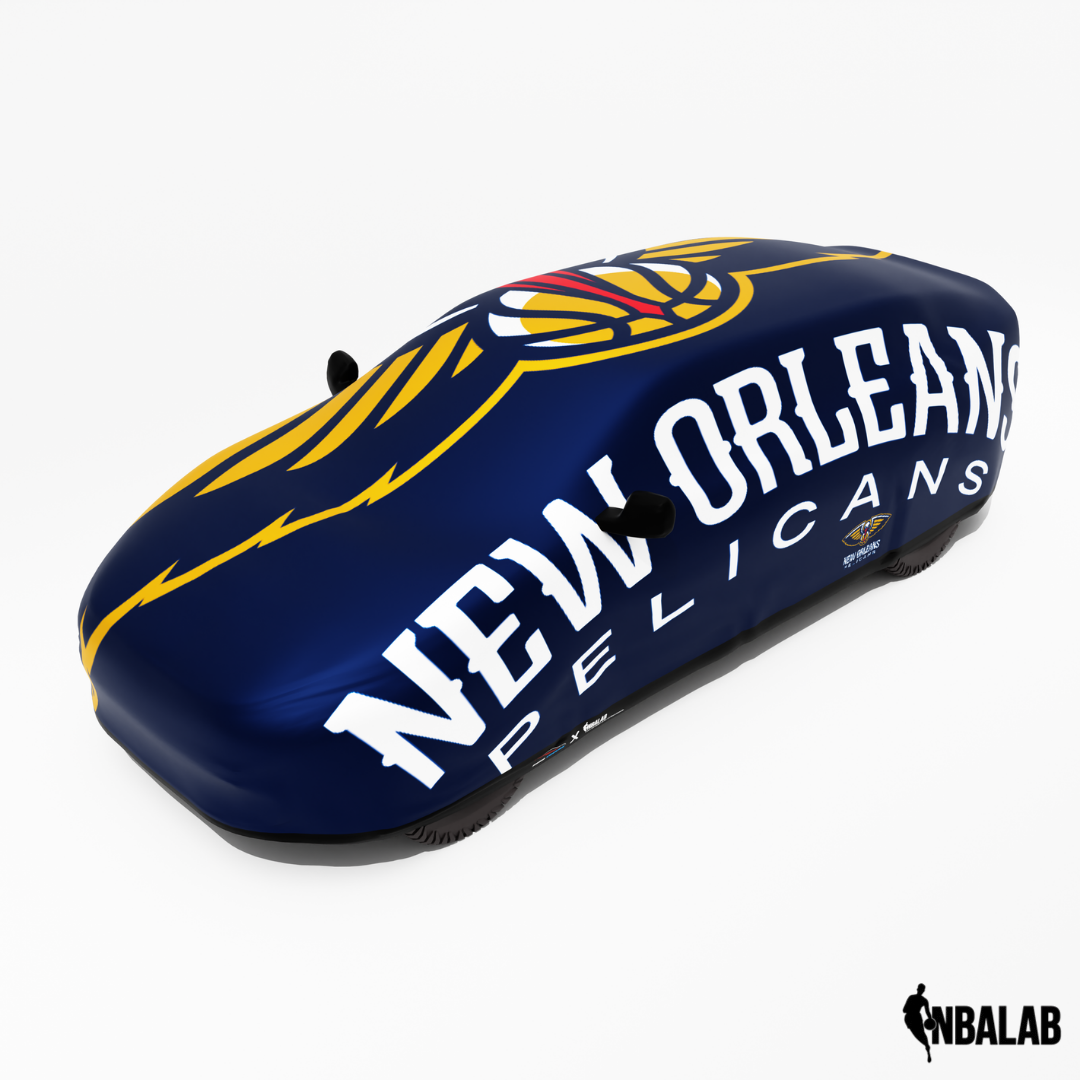 Officially Licensed New Orleans Cover Stretch Logo – Indoor & Outdoor | NBA Protection | HeroCovers