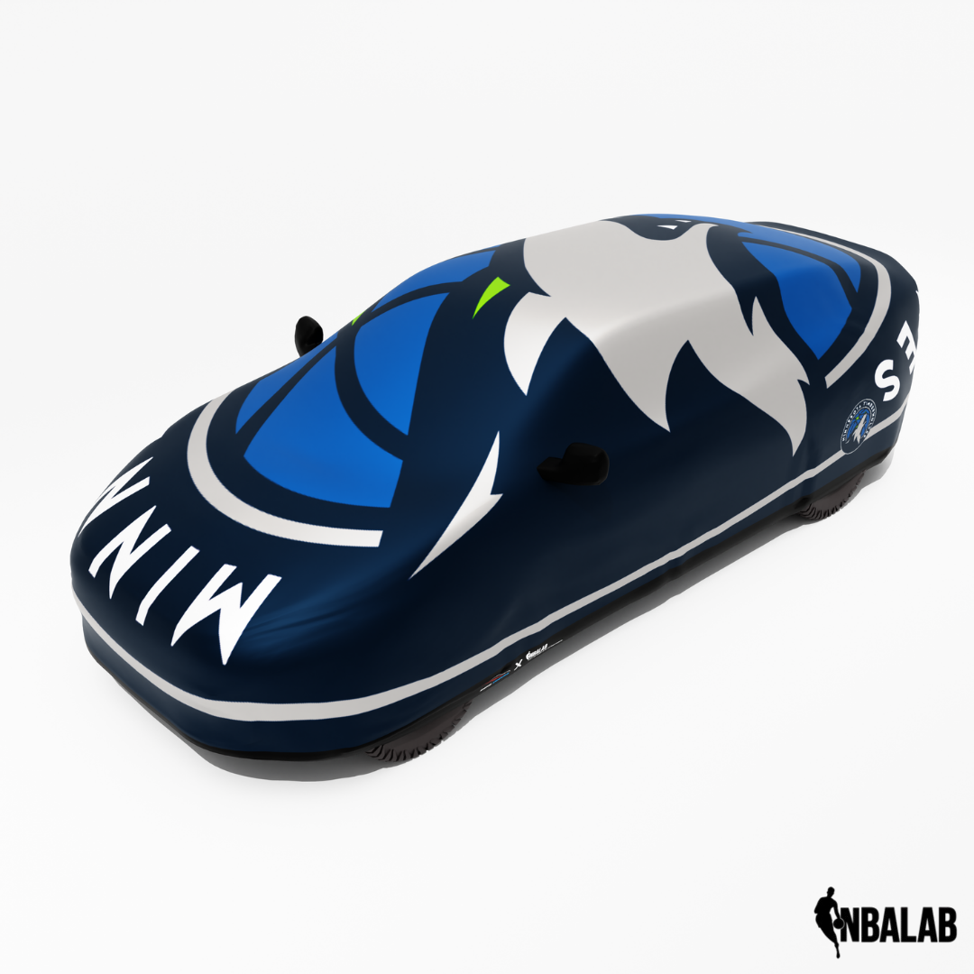 Officially Licensed Minnesota Timberwolves Cover Stretch Logo – Indoor & Outdoor | NBA Protection | HeroCovers