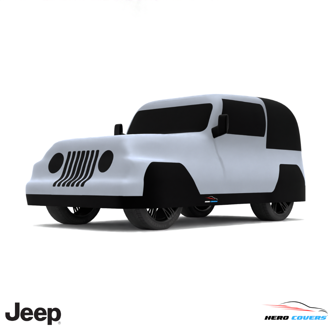 Jeep Wrangler 1996 Car Cover: Indoor & Outdoor Use - HeroCovers