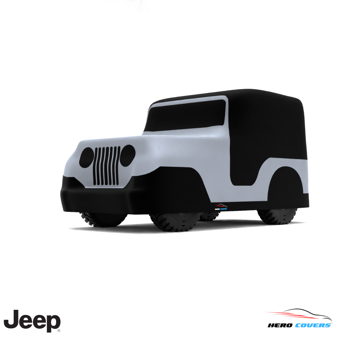 Jeep JS Series 1953 Car Cover: Indoor & Outdoor Use - HeroCovers