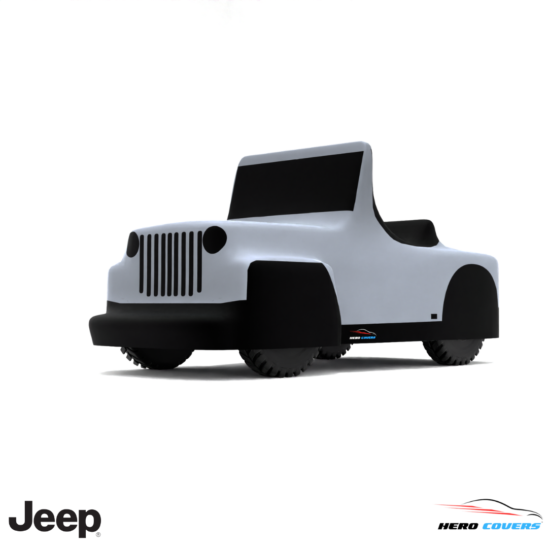 Jeep JS Series 1950 Car Cover: Indoor & Outdoor Use - HeroCovers