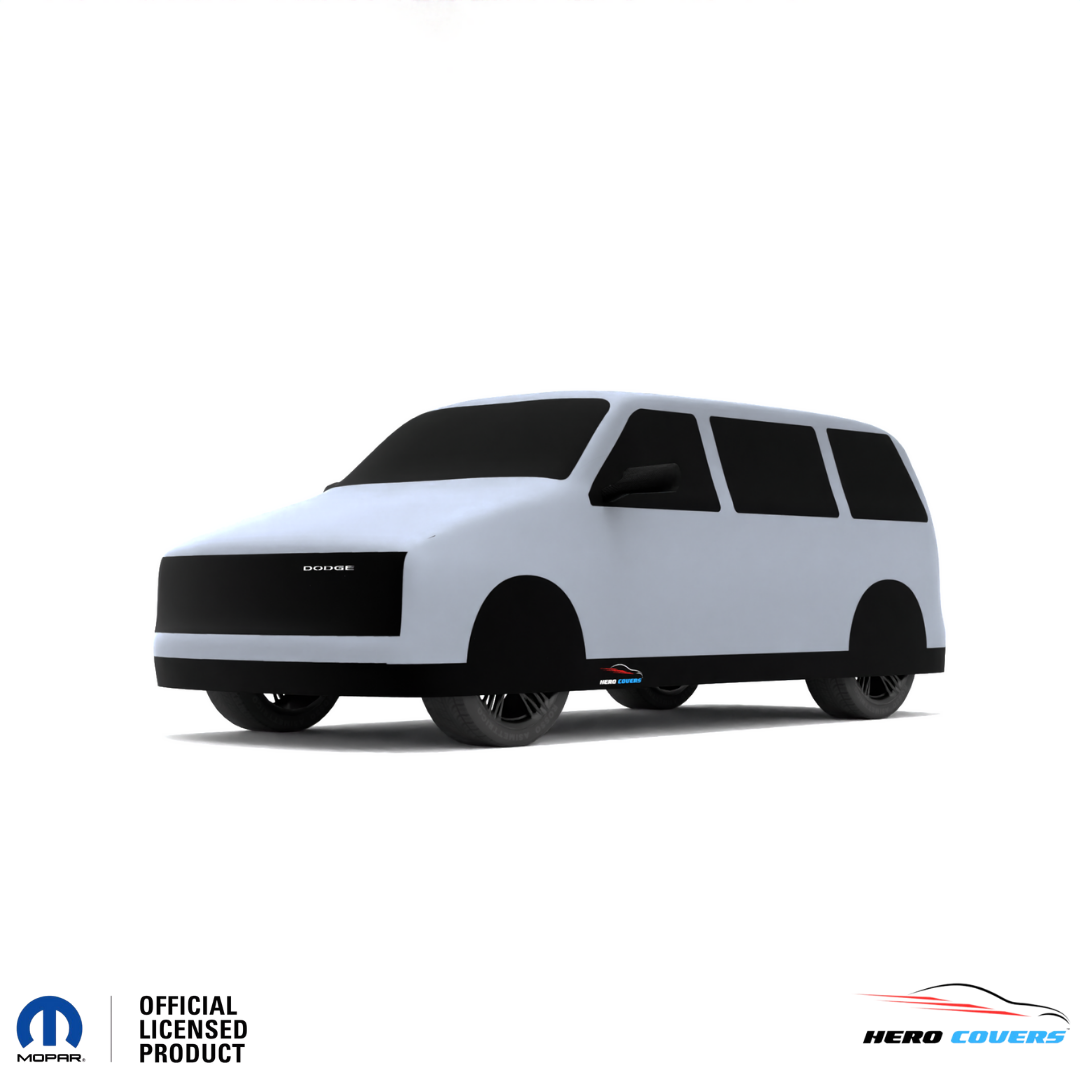 Dodge Caravan 1st Gen (1984–1990) Car Cover: Indoor & Outdoor Use - HeroCovers